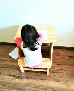 Tavolino Per Bambini Da Disegno Seduta Studio