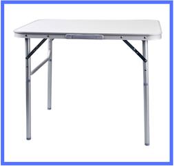 Tavolino Pieghevole In Alluminio 55x60x75 Cm Campeggio Monta