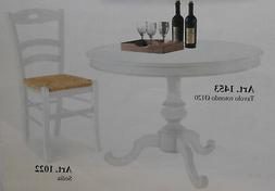 Tondo In Legno Bianco Shabby Diametro 120