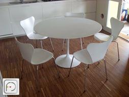 Tulip Tondo Laminato Liquido Saarinen Qualsiasi  Dimensione 