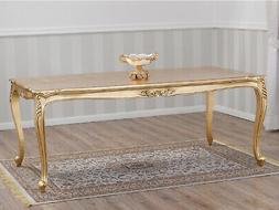 Veronique Stile Barocco Francese Rettangolare Foglia Oro Cm 