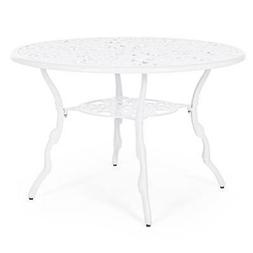 Victoria 110 Cm Tondo In Alluminio Bianco Da Esterno Per Gia