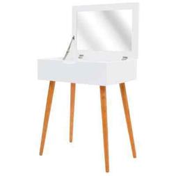 toletta con specchio in mdf 60x40x75 cm