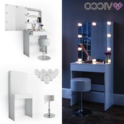 Cosmetici Toletta Led Bianco + Sgabello