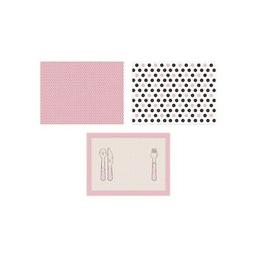 Tovagliette Americane Carta Pois Rosa Bimba Festa Tavola Par