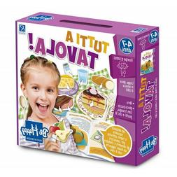 TUTTI A TAVOLA - LIBRO+GIOCO/PUZZLE 3D - GIOCHI EDUCATIVI PE