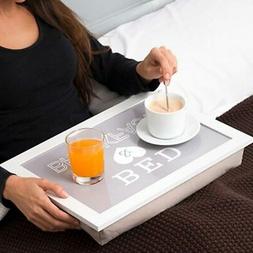 Vassoio Colazione Letto con Cuscino Tavolino Divano Porta PC